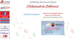 Desktop Screenshot of capeb13.fr