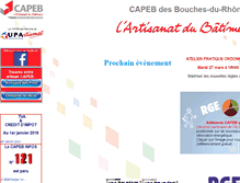 Tablet Screenshot of capeb13.fr